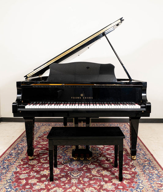 Young Chang 6' 1" G185 Grand Piano | Polished Ebony | Used