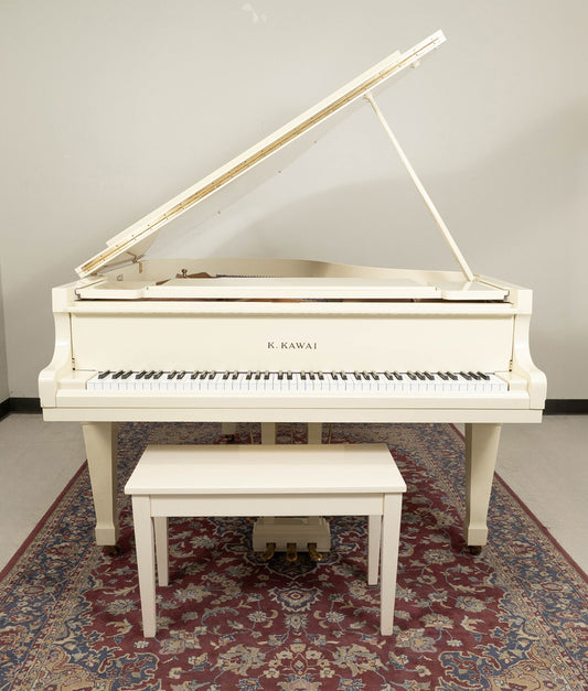 1981 Kawai 5'9" KG-2C Grand Piano | Ivory Polish | Used