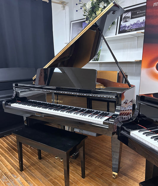 2006 Kawai GM-1 Baby Grand Player Piano | Polished Ebony |Serial No. 2463748 | Used