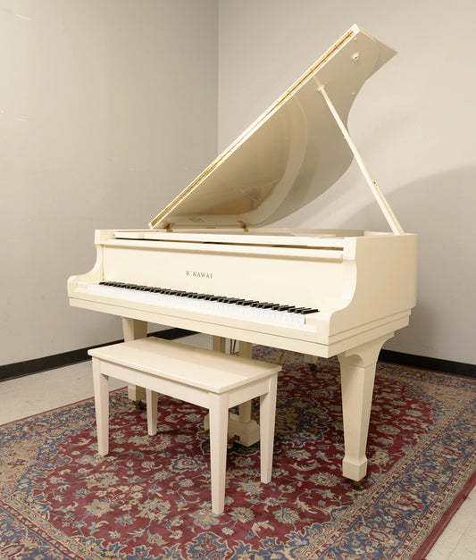 1981 Kawai 5'9" KG-2C Grand Piano | Ivory Polish | Used