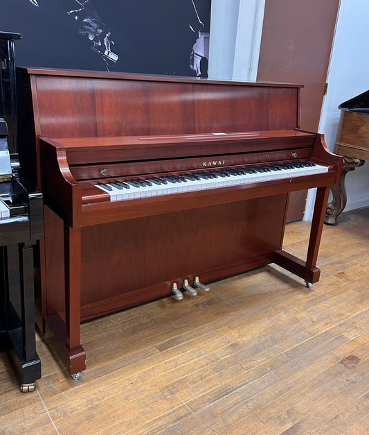 2018 Kawai 506N 44.5" Upright Piano | Satin Mahogany | Serial No. F194261 | Used