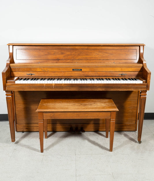 1987 Baldwin 623 Console Upright Piano in Satin Walnut - Serial No. 1389889 | Used