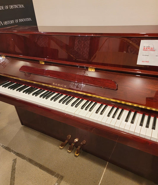 Samick Upright Piano | Polished Mahogany | SN: JJL01042 | Used