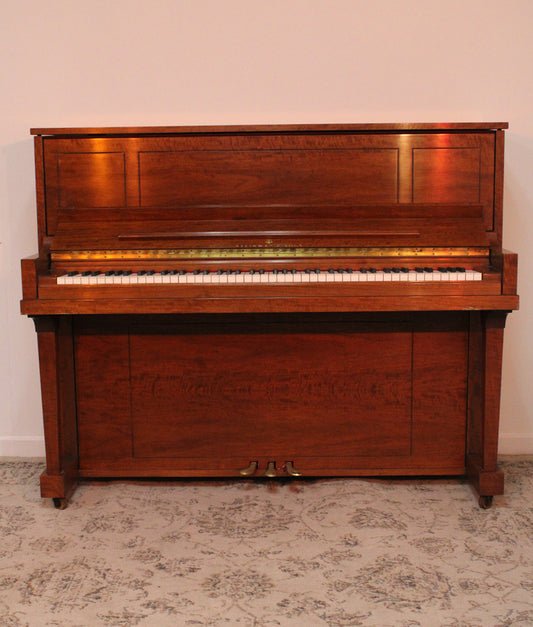 Steinway 45 Upright Piano | Satin Mahogany | SN: 490682 | Used