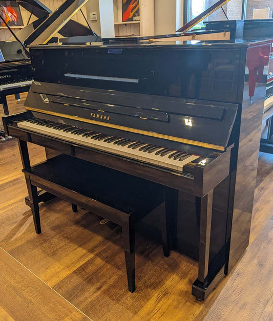 2008 Yamaha 47" T118 Upright Piano | Polished Ebony | SN: H0066332 | Used
