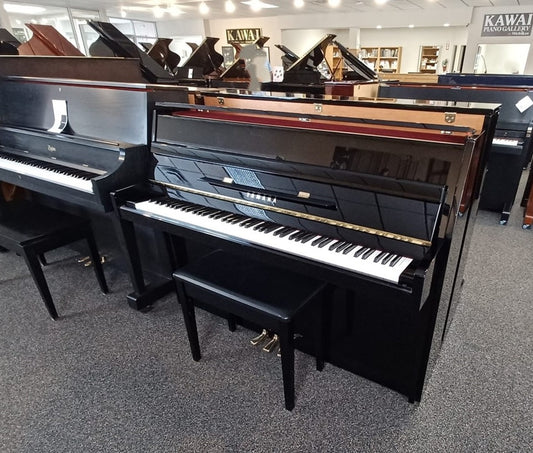 Yamaha 43" M1B Upright Piano | Polished Ebony | SN: 4491491 | Used