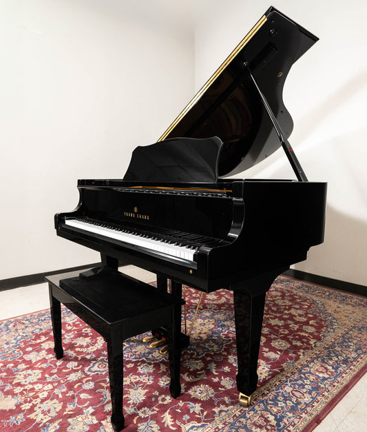 Young Chang 6' 1" G185 Grand Piano | Polished Ebony | Used