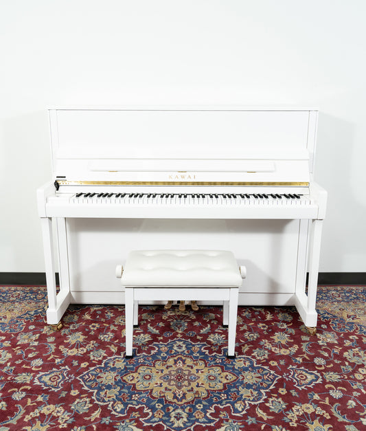 Kawai 48 K300 Upright Piano | White | SN: 2707643 | Used