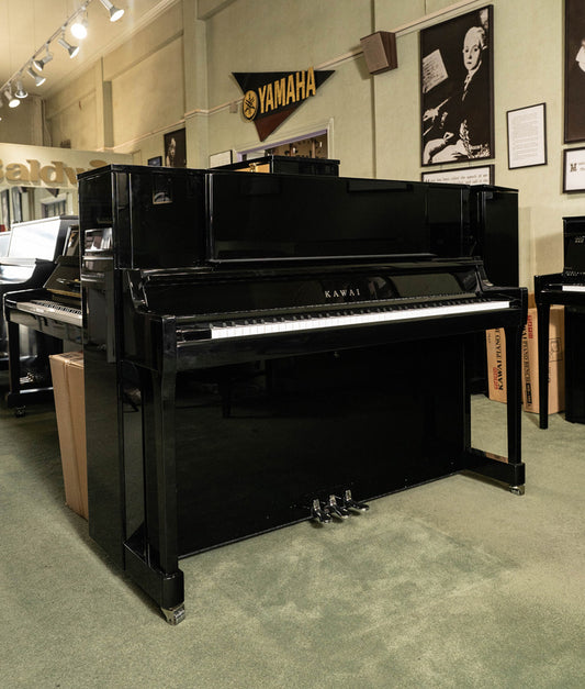 2022 Kawai K-400 48” Professional Upright Piano | Polished Ebony | Used