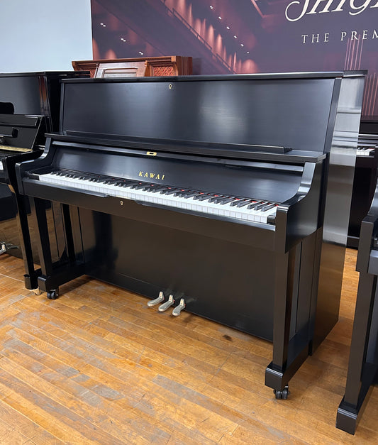 2023 Kawai ST1 Upright Piano | Satin Ebony | Serial No. F196633 | Used