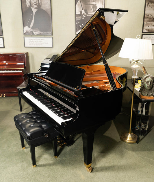 2023 Shigeru Kawai SK2 Grand Piano w/ QRS Player System | Polished Ebony | Used