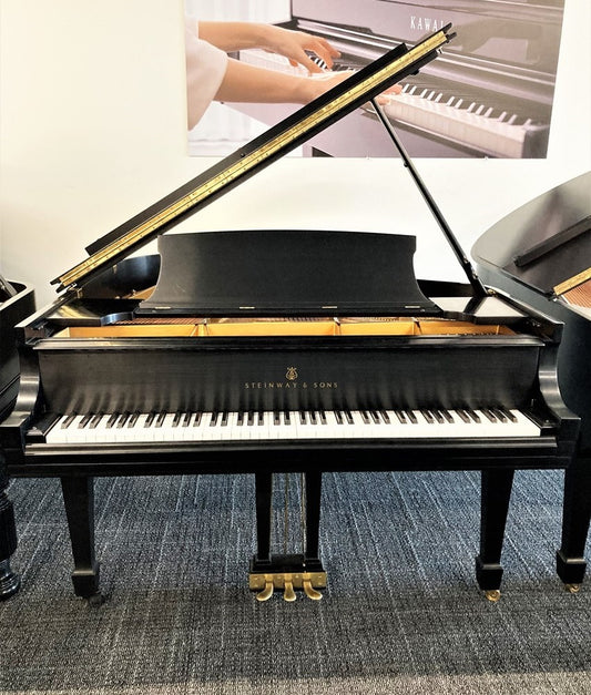 Steinway & Sons 5' 7.5" Grand Model M | Ebony Satin | SN: 288353 | Used