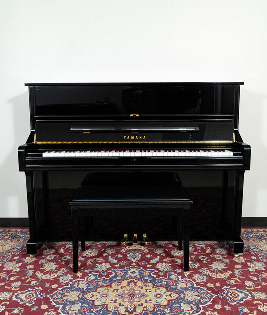 Yamaha U1 Upright Piano | Polished Ebony | SN: 6581867 | Used