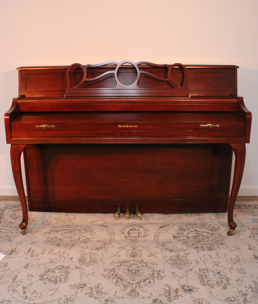 Baldwin Console Upright Piano | Satin Mahogany | SN:1511026 | Used