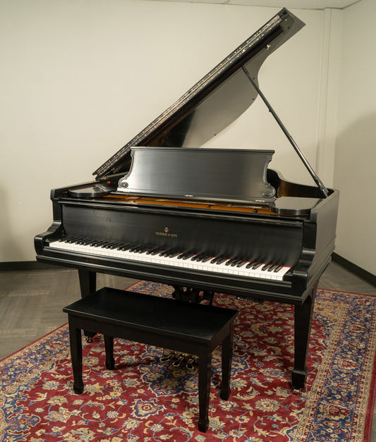 Steinway & Sons 6' 2" Model A Grand Piano | Satin Ebony w/ QRS System
