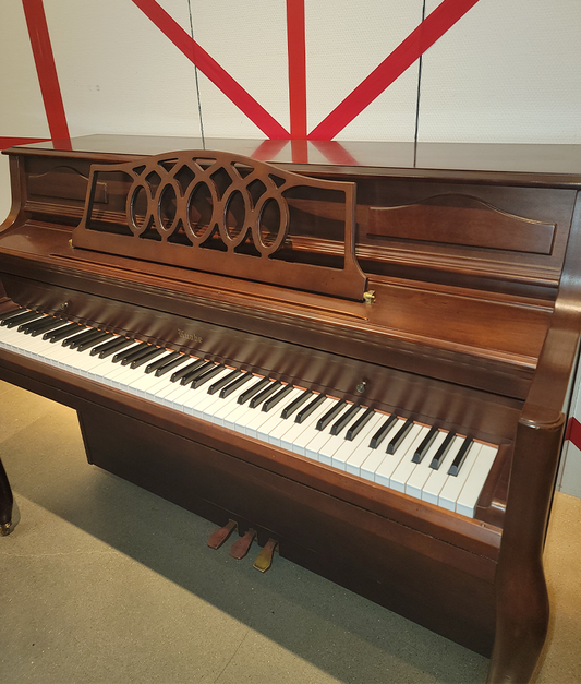 1998 Knabe KB43 Upright Piano | Satin Mahogany | SN: T0019391 | Used