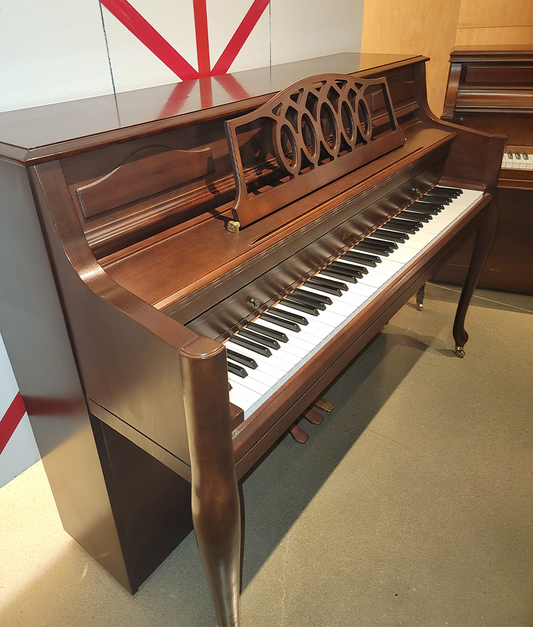 1998 Knabe KB43 Upright Piano | Satin Mahogany | SN: T0019391 | Used