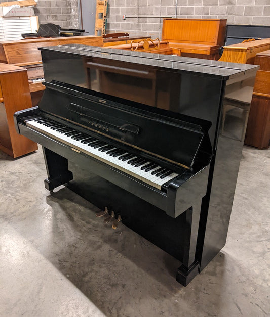 1966 Yamaha 48" U1 Upright Piano | Polished Ebony | SN: 527231 | Used