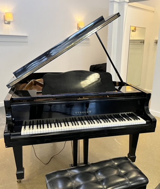 Stegler Grand Piano | Polished Ebony | SN: 811141 | Used