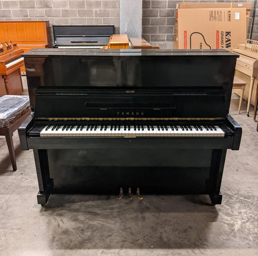 1966 Yamaha 48" U1 Upright Piano | Polished Ebony | SN: 527231 | Used