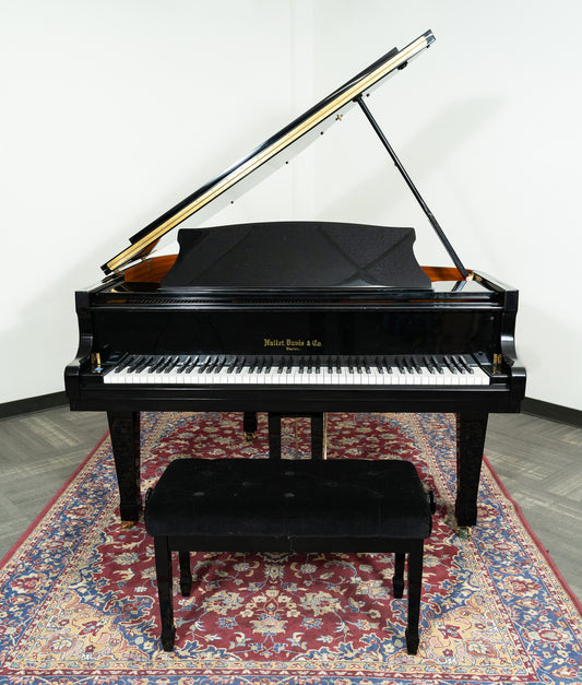 Hallet Davis & Co Classic Grand Piano | Polished Ebony | SN: DG22875 | Used