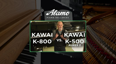 Demonstrating Kawai's Top Upright Pianos: K-500 AURES 2 & K-800
