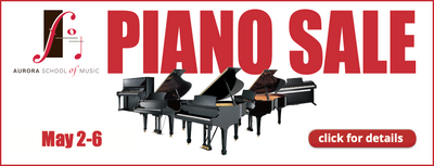 Aurora School of Music Piano Sale