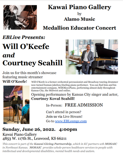 Medallion Educator Concert: Will O'Keefe and Courtney Scahill