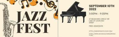 Jazz Fest @ Kawai Piano Gallery St. Louis September 10th!
