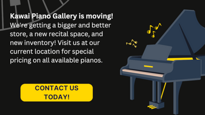 We are moving! Shop the Kawai Moving sale and save thousands!