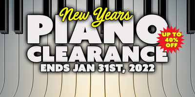 New Year's Piano Clearance Event - Save up to 40% off Select Pianos