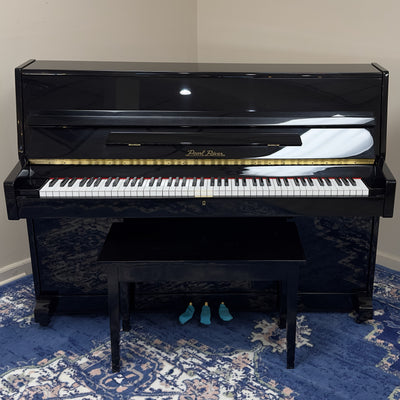 Pearl River UP108 Upright Piano | Polished Ebony | 42" | Serial No. 698539 | Used