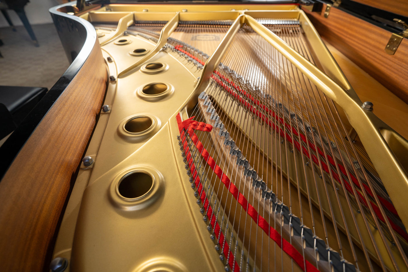 1992 Yamaha C7 Concert Grand piano | Polished Ebony | 7' | Serial No. 5090741 | Used
