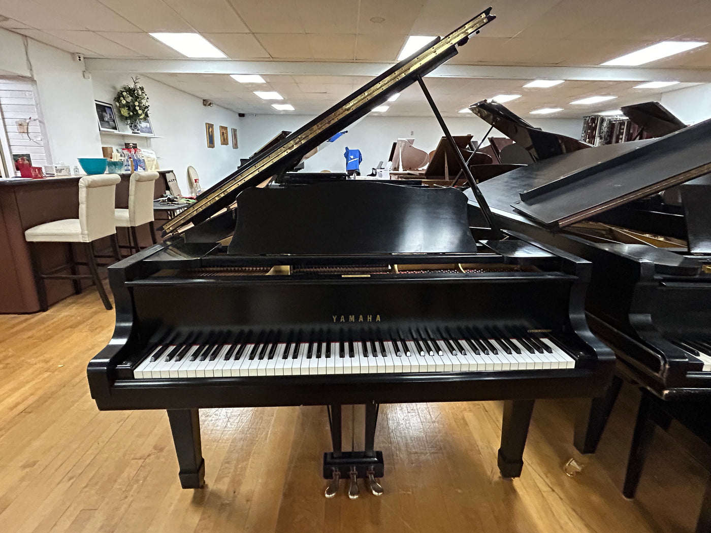 Yamaha 6'1" C3 Grand Piano | Satin Ebony | SN: 978480