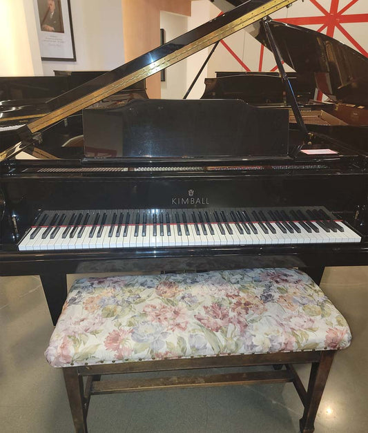 1994 Kimball 5'8" 580P Grand Piano | Ebony Polish | SN: R18625 | Used