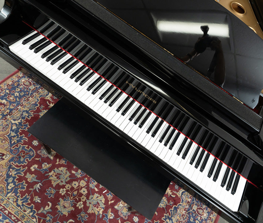 Hyundai 5'1" G80A Grand Piano | Polished Ebony | SN: 8801364 | Used