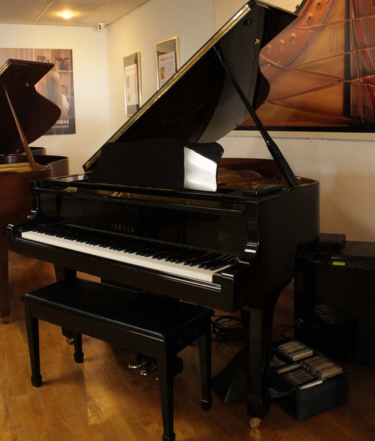 Yamaha G2 Disklavier Grand Piano | Polished Ebony | SN: 5130335 | Used