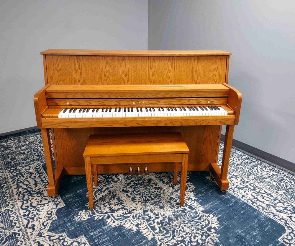 Kawai 44.5" 506S Studio Piano ' Satin Oak ' SN: F108837 | Used