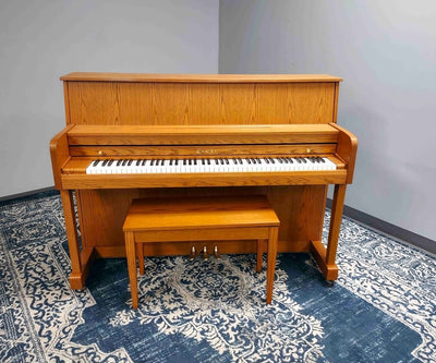 Kawai 44.5" 506S Studio Piano ' Satin Oak ' SN: F108837 | Used