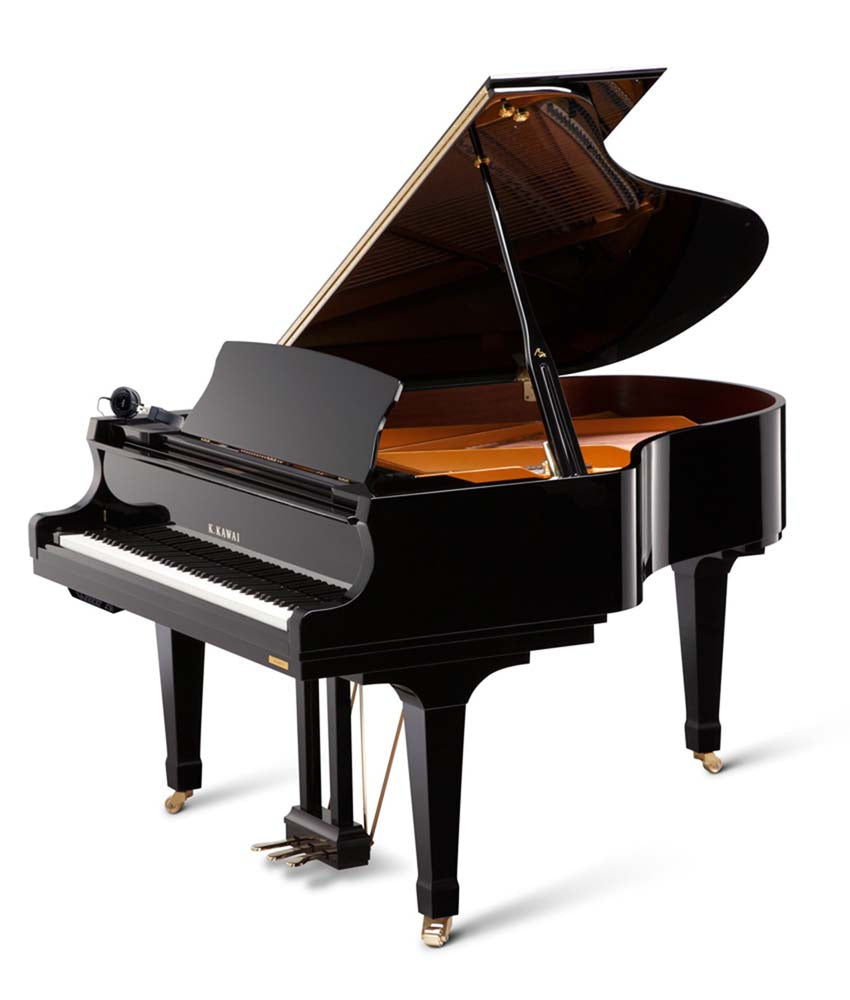 Kawai 5'11" GX-2 Aures 2 Hybrid Anytime Grand Piano - Polished Ebony | New