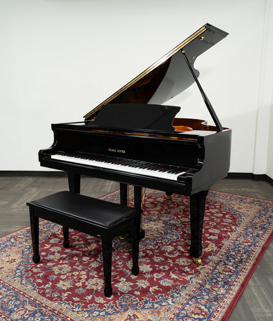 Pearl River 5'3" GP160 Grand Piano | Polished Ebony | SN: 1555565 | Used