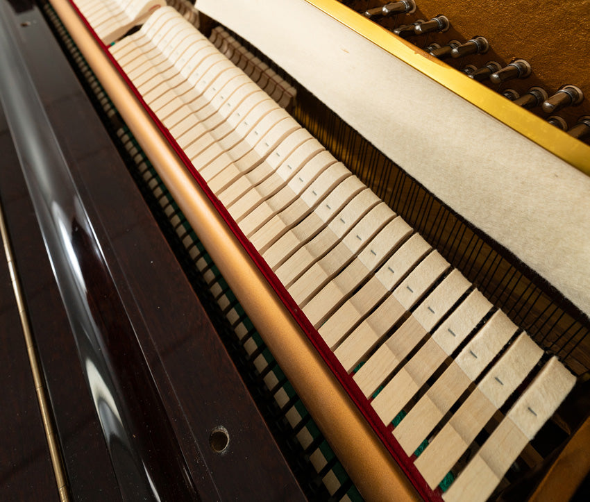 Bernhard Steiner 116B Upright Piano | Polished Mahogany | SN: 76010