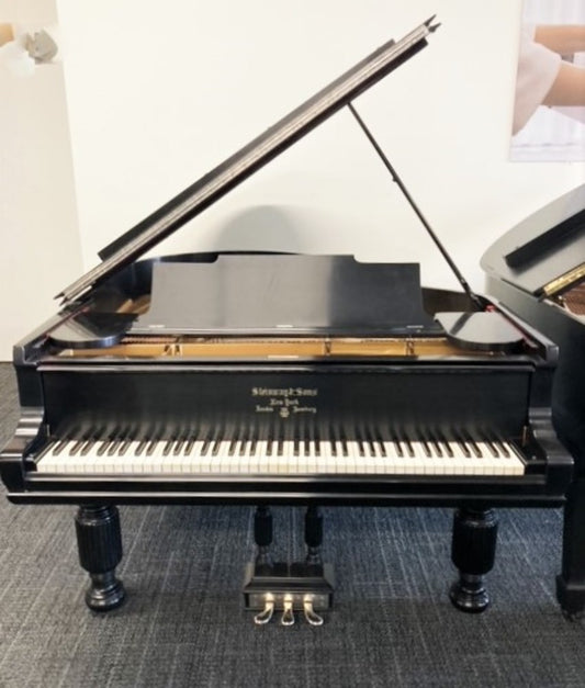 Steinway & Sons 6'2" Grand Model A | Ebony Satin | SN: 64644 | Used