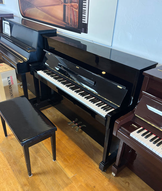 Kawai CX-5H Upright Piano (1990) | Polished Ebony | Serial No. A16255 | Used