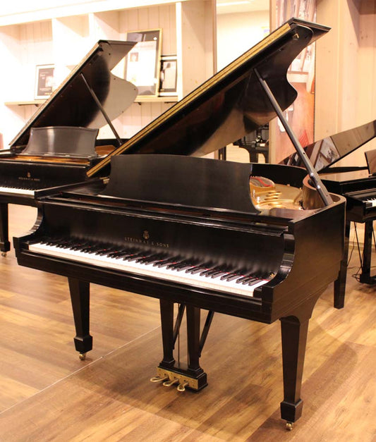 1987 Steinway 5'7" Model M Grand Piano | Satin Ebony | SN: 499822 | Used