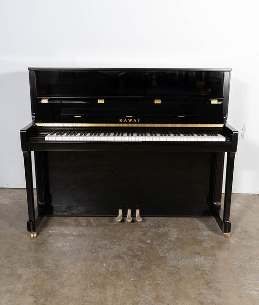 Kawai K-300 Upright Piano (2025) | Polished Ebony | 48” | Serial No. 2802944 | Used