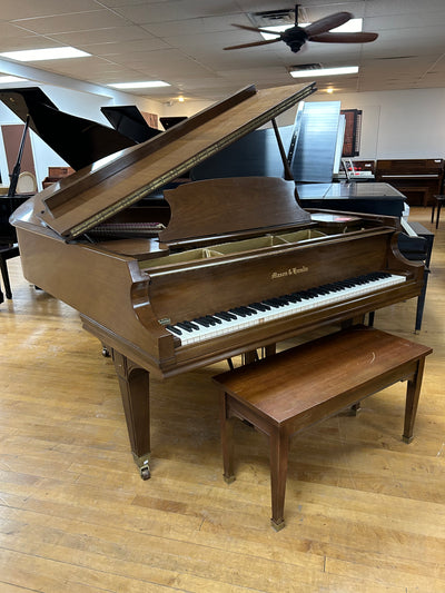 Mason and Hamlin 5' 8" Model A Grand Piano | Satin Oak | SN: 74295