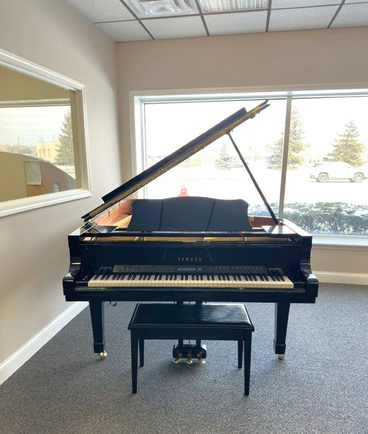 Yamaha C7 Grand Piano | MIDI | Polished Ebony | 1988 | Used