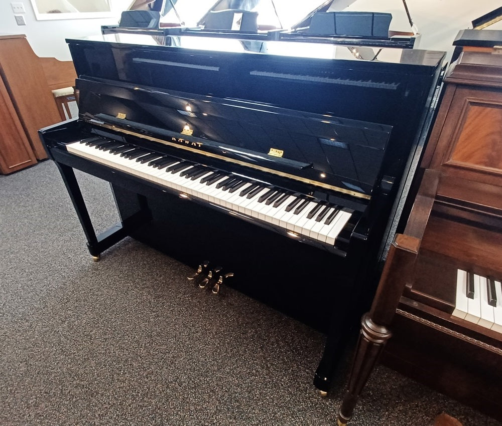 Kawai 45" K-200 Upright Piano | Polished Ebony | SN: F118248 | Used