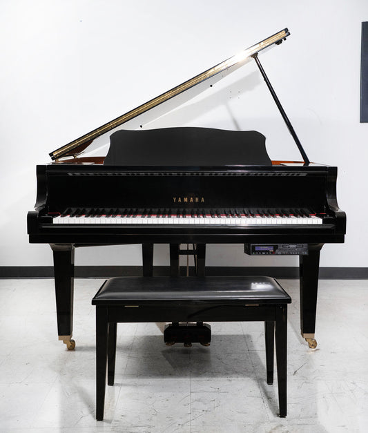 Yamaha GB1 Grand Piano (2005) with Player System | Polished Ebony | 5'0"| Serial No. J2215652 | Used